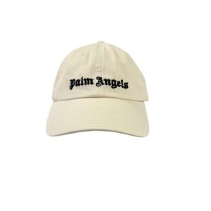 Palm Angels Off-White Gothic Logo Baseball Cap Hat PMLB003C99FAB001 NWT O/S